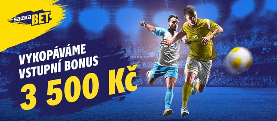 100% bonus k vkladu až 3 000 Kč