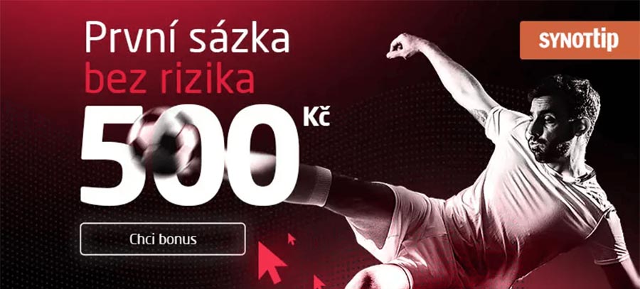 500 Kč sázka bez rizika