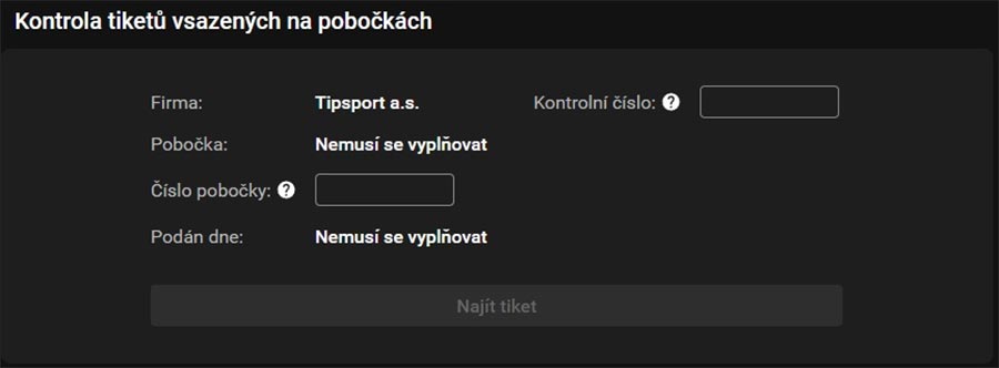 Kontrola tiketu